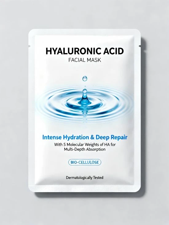 Màscara facial d'àcid hialurònic