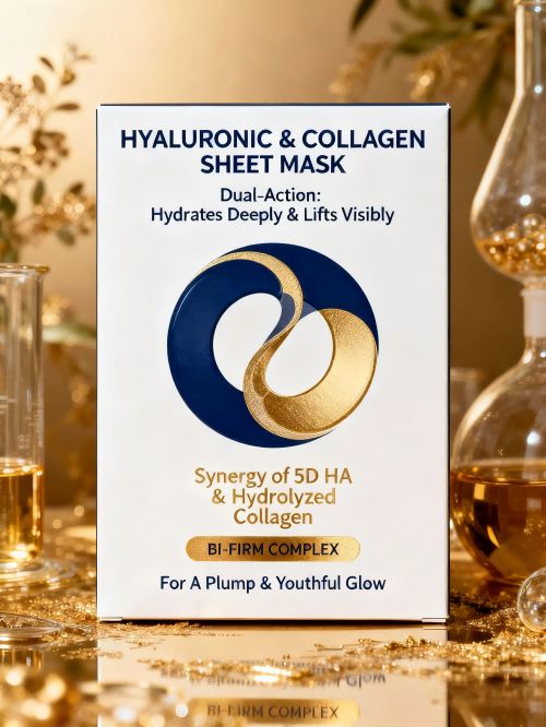 Màscara de làmina de col·lagen hialurònic